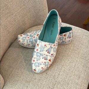TOMS Women's Printed Slip-On Shoes - Hippos